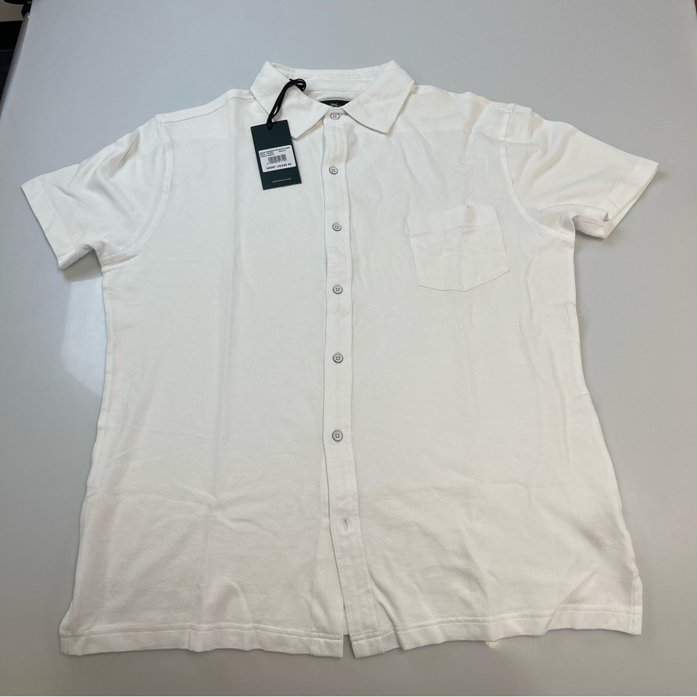 Man white polo RODDANDGUNN XL